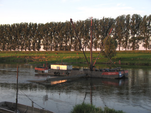 In der Weser bei Stolzenau