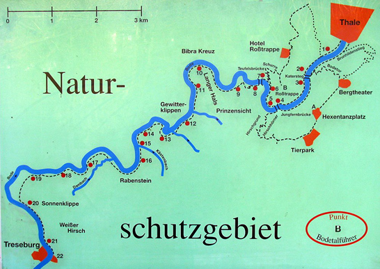 Naturschutzgebiet im Bodetal bei Treseburg