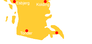 Angeln und Fliegenfischen im südlichen Teil von Dänemark. Esbjerg, Kolding, Tonder und Aabenra / Apenrade