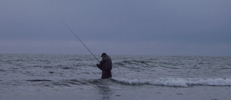 Max aus Hamburg Süd beim Fliegenfischen